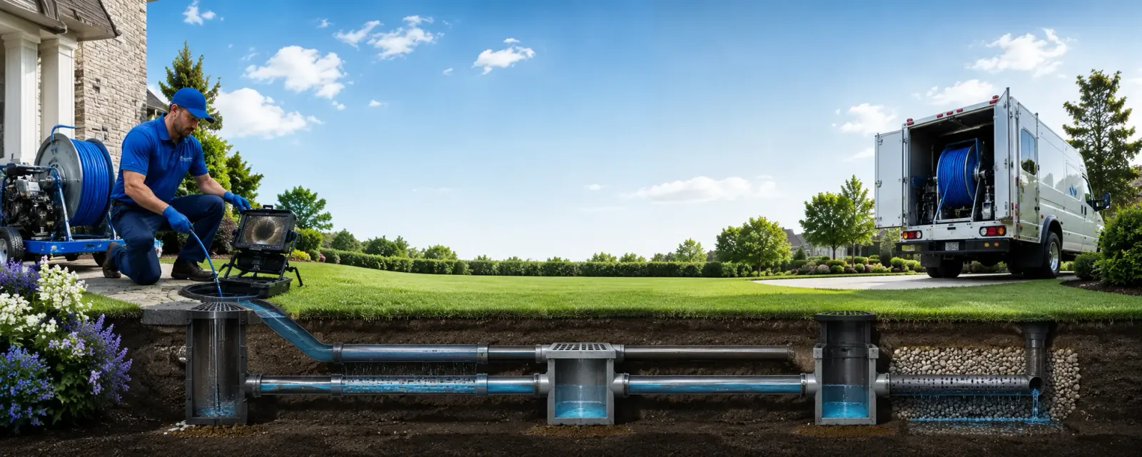 Outdoor drain cleaning information for Bath, NC